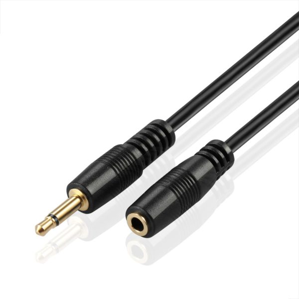 TNP 3.5mm Mono Extension Cable (6FT) - 12V Trigger Cable, IR Infrared Sensor Receiver Extension Extender, 3.5mm 1/8" TS Monaural Mini Mono Audio Plug Jack Connector Male to Female Cable Wire Cord