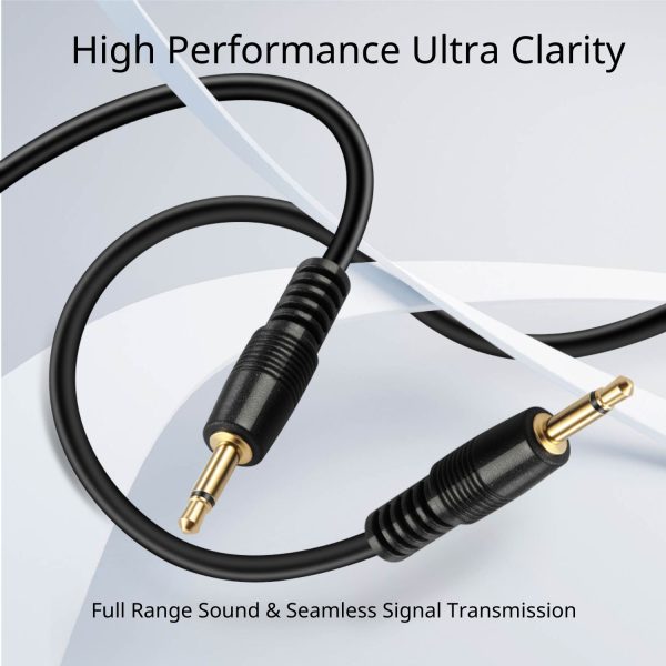 TNP 3.5mm Mono Cable (3FT) - 12V Trigger Cable, IR Infrared Sensor Receiver Extension Extender, 3.5mm 1/8" TS Monaural Mini Mono Audio Plug Jack Connector Male to Male Cable Wire Cord - Image 2