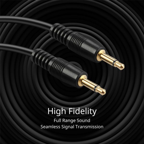 TNP 3.5mm Mono Cable (3FT) - 12V Trigger Cable, IR Infrared Sensor Receiver Extension Extender, 3.5mm 1/8" TS Monaural Mini Mono Audio Plug Jack Connector Male to Male Cable Wire Cord - Image 4