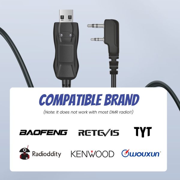 TNP FTDI Programming Cable for Baofeng, Kenwood Radios (3 FT) - Easy Setup Universal USB Chirp Programming Cable Compatible with UV-5R, UV-82HP, 5RM, 5RX, K5PLUS, BF-F8HP, BF-888S, TK3107 and More - Image 5