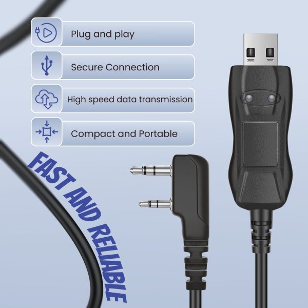 TNP FTDI Programming Cable for Baofeng, Kenwood Radios (3 FT) - Easy Setup Universal USB Chirp Programming Cable Compatible with UV-5R, UV-82HP, 5RM, 5RX, K5PLUS, BF-F8HP, BF-888S, TK3107 and More - Image 8