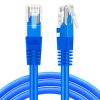 TNP Cat 5e Ethernet Cable 10ft, Cat 5 Internet Patch Cable Cat5e Cable RJ45 Connector LAN Network Cable Cat5 Wire Patch Cord Snagless Computer Ether Wire (10 Foot Blue)