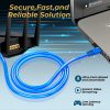 TNP Cat 5e Ethernet Cable 10ft, Cat 5 Internet Patch Cable Cat5e Cable RJ45 Connector LAN Network Cable Cat5 Wire Patch Cord Snagless Computer Ether Wire (10 Foot Blue) - Image 6