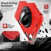 TNP Protective Case for iPad Air 13 Inch M2 6th 2024 & iPad Pro 12.9" 6th/5th/4th/3rd Gen (2022 2021 2020 2018) - Shockproof Cover w/ Pencil Holder, Handle, Adjustable Stand & Shoulder Strap, Red - Image 3