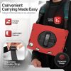 TNP Protective Case for iPad Air 13 Inch M2 6th 2024 & iPad Pro 12.9" 6th/5th/4th/3rd Gen (2022 2021 2020 2018) - Shockproof Cover w/ Pencil Holder, Handle, Adjustable Stand & Shoulder Strap, Red - Image 5