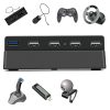 TNP 5 Port USB Hub for PS4 Slim Edition - USB 3.0 / 2.0 High Speed Extender Adapter Accessories Expansion Hub Connector Splitter Expander for PlayStation 4 Slim Gaming Console (For PS4 Slim ONLY) - Image 3