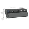 TNP 5 Port USB Hub for PS4 Slim Edition - USB 3.0 / 2.0 High Speed Extender Adapter Accessories Expansion Hub Connector Splitter Expander for PlayStation 4 Slim Gaming Console (For PS4 Slim ONLY) - Image 5
