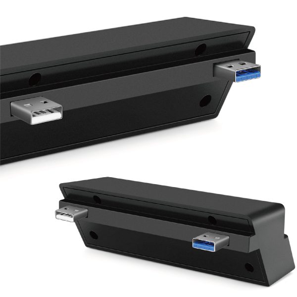 TNP 5 Port USB Hub for PS4 Slim Edition - USB 3.0 / 2.0 High Speed Extender Adapter Accessories Expansion Hub Connector Splitter Expander for PlayStation 4 Slim Gaming Console (For PS4 Slim ONLY) - Image 6