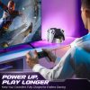 TNP for PS5 Controller Charger Station - Dual Fast Charging Dock Stand for PlayStation 5 & DualSense Edge Wireless Controllers with LED Light Indicators, USB-C Cable, White - Image 5