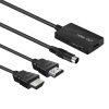 TNP for Sega Genesis HDMI Cable Converter Adapter Link Wire Cord Compatible with Sega CD, CDX, 32X, Nomad, Mega Drive 2, Original Master System Console for HD TVs, Monitors, and Projectors