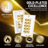 TNP Home Theater Wall Plate - Banana Plug Wall Plate, 5 Speaker Wire Wall Plate with Gold-Plated Terminals, Single Gang Audio Wall Plate, In-Wall Surround Sound Connection Plates, White - Image 3