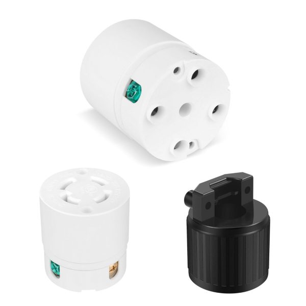 TNP NEMA L14 30 Female Plug 4 Prong Plug Lock Socket, 30 Amp Twistlock Receptacle Adapter 125/250V 3 Pole 4 Wire Grounding Industrial Grade for Generator, Transfer Switches, RV Trailer - Image 8
