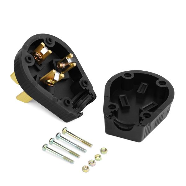 TNP Nema 10-50 50 Amp Male Plug Replacement 30/50A 125/250V UL Listed Angle Connector Adapter for Heavy Duty Dryer Plug, Ranger, and Welder Replacement Outlet - Image 8