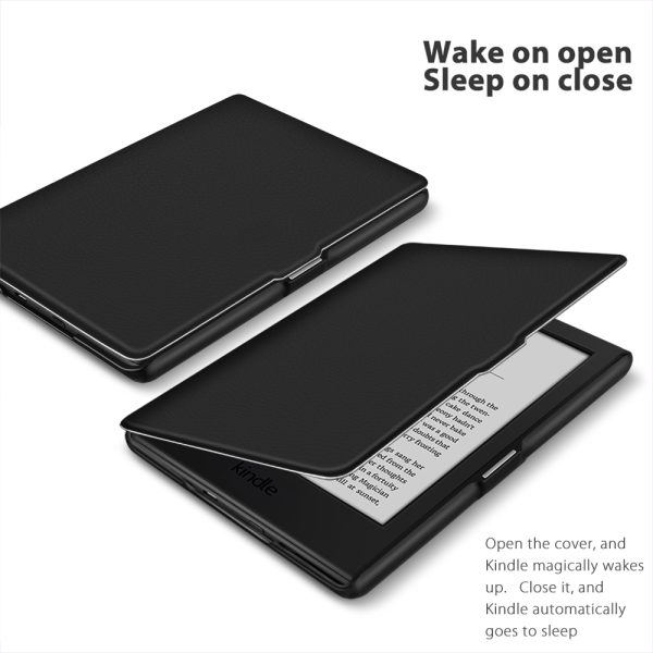 TNP Case for Kindle 8th Generation - Slim & Light Smart Cover Case with Auto Sleep & Wake for Amazon Kindle E-reader 6" Display, 8th Generation 2016 Release (Black) - Image 3