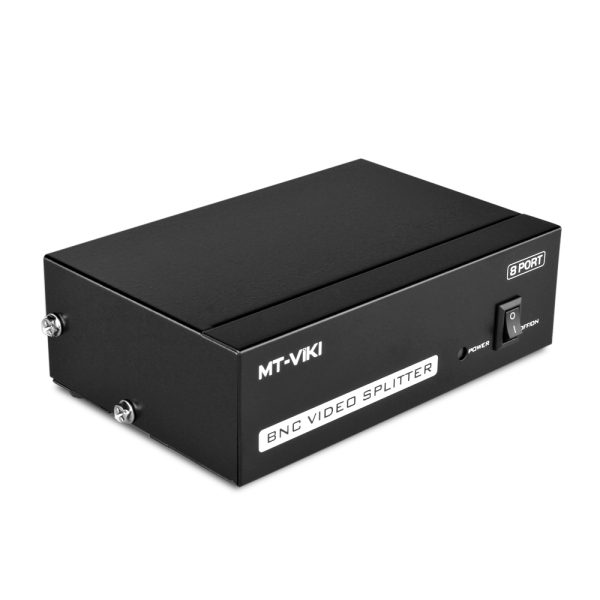 TNP Splitter Box 1 In 8 Out (8 Port) Amplifier - Powered BNC Distribution Coaxial Composite CCTV Camera Video Splitter Extender for CCTV Surveillance Monitoring TV DVR 1 Input 8 Output - Image 2