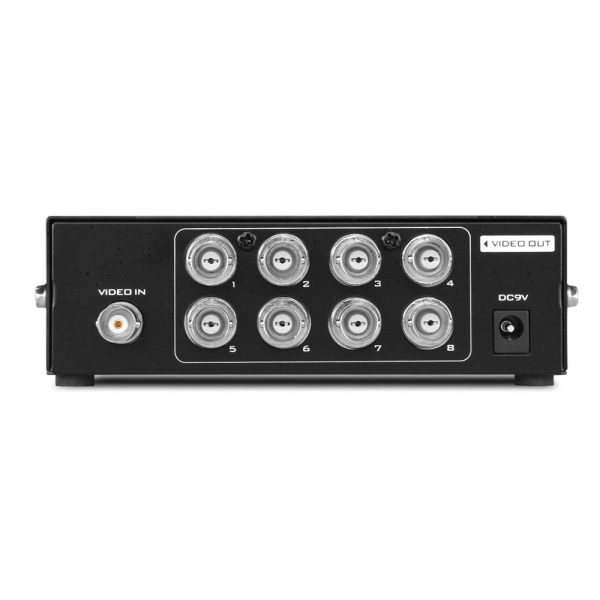 TNP Splitter Box 1 In 8 Out (8 Port) Amplifier - Powered BNC Distribution Coaxial Composite CCTV Camera Video Splitter Extender for CCTV Surveillance Monitoring TV DVR 1 Input 8 Output - Image 4