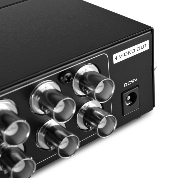 TNP Splitter Box 1 In 8 Out (8 Port) Amplifier - Powered BNC Distribution Coaxial Composite CCTV Camera Video Splitter Extender for CCTV Surveillance Monitoring TV DVR 1 Input 8 Output - Image 5