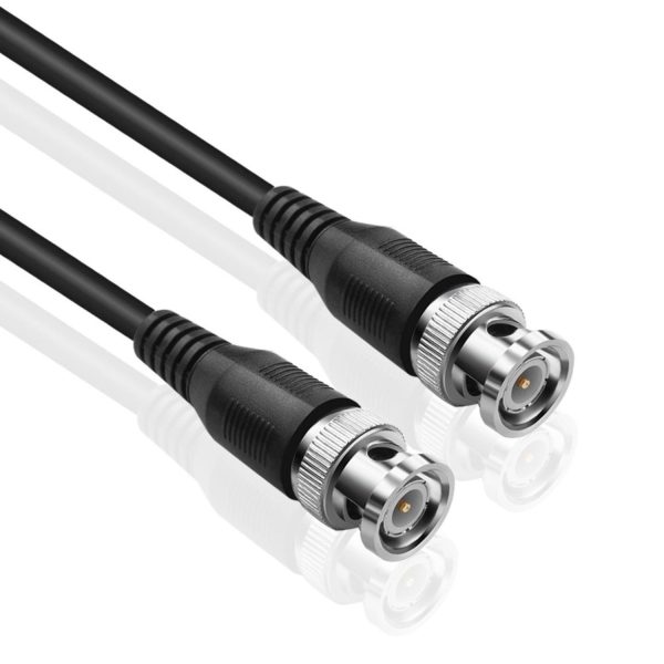 TNP SDI Cable Connectors RG6 Coaxial Cable Male to Male - Heavy Shielding, BNC to BNC Cord Connectors, HD SDI BNC Cable, Long Cable Cord, 75 Ohm Cable, 25FT