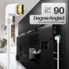 TNP HDMI Cable Left Angle 90 Degree (15 FT) - White High Speed HDMI 2.0 Cord,Supports UHD 4K 60hz 2K 2160p Full HD 1080p Quad HD 1440p 3D ARC/eARC Ethernet For Xbox One X / S PS 4 Pro / Slim & HDTV - Image 5