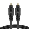 TNP Digital Optical Audio Cable 50 Feet S/PDIF Fiber Optic Cable Toslink TV Optical Cable for Soundbar, Home Theater, Speaker Wire, TV, PS4, Xbox Male to Male Gold Connectors & Strain-Relief Cord| - Image 9