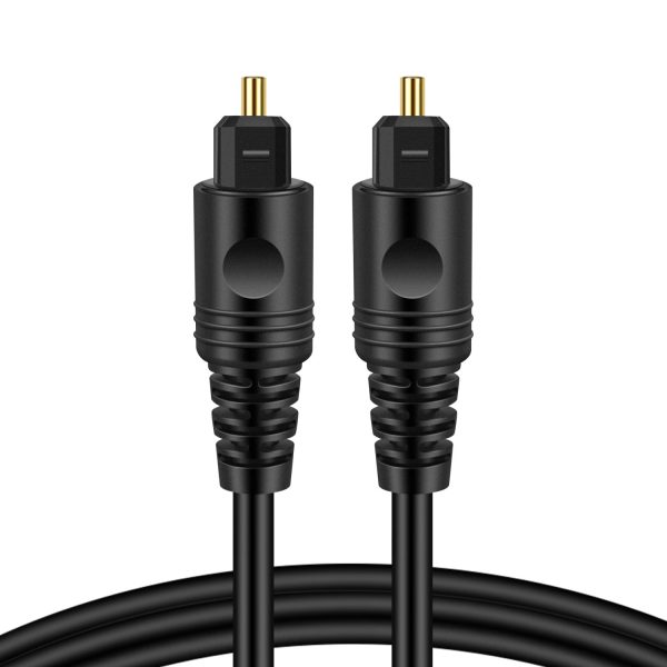 TNP Digital Optical Audio Cable 50 Feet S/PDIF Fiber Optic Cable Toslink TV Optical Cable for Soundbar, Home Theater, Speaker Wire, TV, PS4, Xbox Male to Male Gold Connectors & Strain-Relief Cord| - Image 9