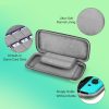 TNP Carrying Case For Nintendo Switch - Easy Carry Switch OLED Travel Case With Removable Wristlet Strap, Slim Case for Nintendo Switch with 10 Game Card Storage & 4x Thumb Grip Caps, Blue Green - Image 3