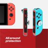 TNP Joycon Case for Nintendo Switch - Silicone Joy Con Case for Nintendo Switch & Switch Oled - Protective Switch Controller Case Cover with Thumb Grip Caps for Nintendo Switch Joycon (White Leaf) - Image 3