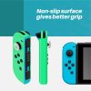 TNP Joycon Case for Nintendo Switch - Silicone Joy Con Case for Nintendo Switch & Switch Oled - Protective Switch Controller Case Cover with Thumb Grip Caps for Nintendo Switch Joycon (White Leaf) - Image 4