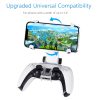 TNP PS5 Controller Phone Clip Holder Clamp Mount Adjustable Bracket for Sony PlayStation 5 PS5 Dual Sense Wireless Controller for iPhone 12 Pro, 12 Pro Max, 11, Xs, Xs Max, X, 8 Plus, 8, 7 - Image 4