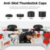 TNP Controller Case for PS5 Silicone Controller Skin for Dualsense Cover + 8 Pro Thumb Grips Set Sony Playstation 5 Skins Accessories Red Flower with Ergonomic Textured Grip - Image 4