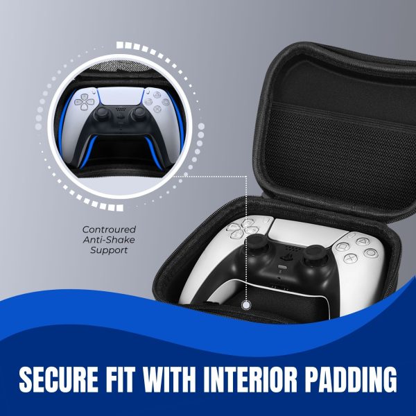 TNP Carrying Travel Storage Case for PS5 Controller, PS4 Controller, Xbox series X / S / Xbox One Controller, Nintendo Switch Pro Controller Holder Hard Shell Protective Cover EVA Accessories Pocket - Image 3