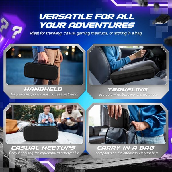 TNP Carrying Case for PlayStation Portal - Handheld Travel Case for PS5 Portable with Silicone Protective Case & 2 Pack Screen Protector - Carry Bag Case for PS Portal w/ Shockproof & Anti-Collision - Image 9