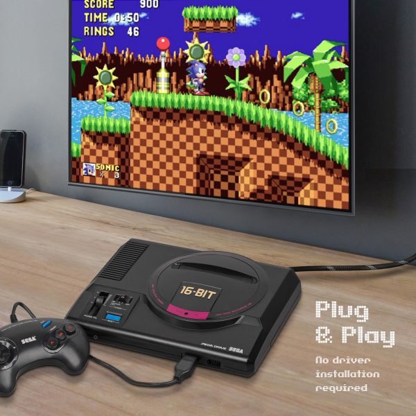 TNP Genesis RGB/RGBs Adapter Cable Connector, Compatible with Sega Genesis 1 or For Sega Mega Drive 1 Game Consoles for RGB/RGBS Supported Monitors with BNC Connectors - Image 6