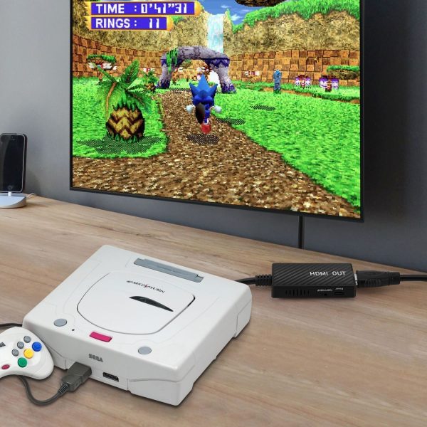 TNP For Sega Saturn HDMI Adapter For Sega Saturn S Video Cable HDMI Converter Cord compatible with Sega Saturn Console for HD TVs, Computer Monitors, and Projectors - Image 8