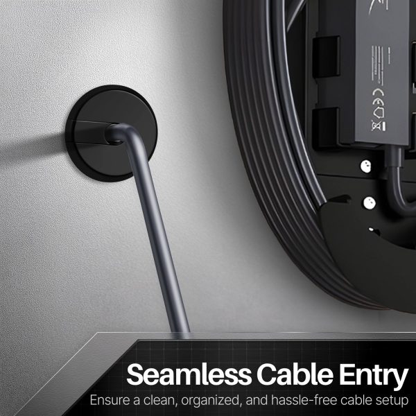 TNP for Starlink Cable Grommet Routing Kit - 1 Inch Wall Hole Feed Through Bushing, Silicone Wall Grommet for Starlink Ethernet Cable, Durable & Easy Installation, Black - Image 2