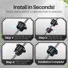 TNP for Starlink Cable Grommet Routing Kit - 1 Inch Wall Hole Feed Through Bushing, Silicone Wall Grommet for Starlink Ethernet Cable, Durable & Easy Installation, Black - Image 6