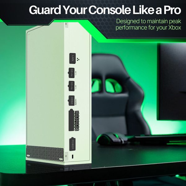 TNP Dust Cover for Xbox Series S - Protective Nets and Silicone Jack Stopper Dust Proof Kit, Guard Against Dust & Scratches - Port Covers for Xbox Series S Console - Image 2