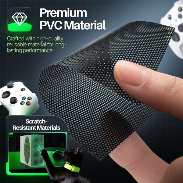 TNP Dust Cover for Xbox Series S - Protective Nets and Silicone Jack Stopper Dust Proof Kit, Guard Against Dust & Scratches - Port Covers for Xbox Series S Console - Image 4