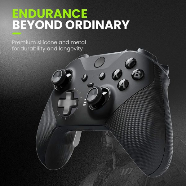 TNP Paddles for Xbox Elite 2 Controller - Accessories Replacement Metal Stainless Steel Paddles Trigger & D-Pad Parts Accessories Compatible with Xbox Elite Controller Series 2 Core, Black - Image 2