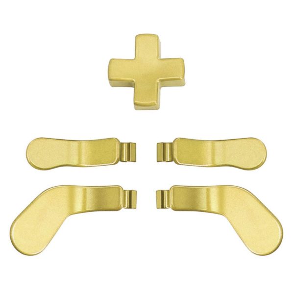 TNP Paddles for Xbox Elite 2 Controller - Accessories Replacement Metal Stainless Steel Paddles Trigger & D-Pad Parts Accessories Compatible with Xbox Elite Controller Series 2 Core, Gold