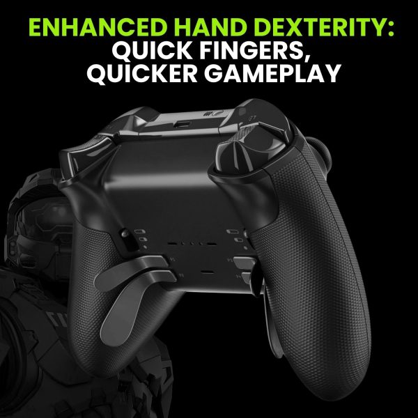 TNP Thumbsticks for Xbox Elite 2 Controller - Accessories Replacement Metal Mod Parts Thumbsticks, Paddles, D-Pads, Tool Compatible with Xbox One Elite Controller Series 2 Core, Black - Image 3