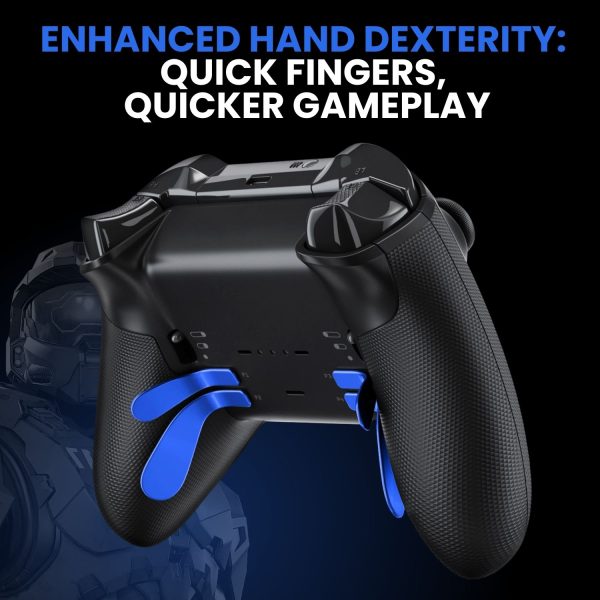TNP Thumbsticks for Xbox Elite 2 Controller - Accessories Replacement Metal Mod Parts Thumbsticks, Paddles, D-Pads, Tool Compatible with Xbox One Elite Controller Series 2 Core, Blue - Image 3