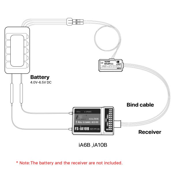 FlySky FS-CVT01 Voltage Collection Battery Sensor Module for Flysky Receiver Box iA6B iA10 PL18 NV14 FrG4 Noble NB4 i10 i8 i6s i6x i6 Terminal Detection Reverse Negative Value Model Airplane Car Boat - Image 2